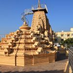 Attractive pinacle of Tirthankar Parshwanath/Prasnath Temple at Mahuva.