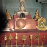 Jain idols at Sri Vijaya Parshwanath Swamy Temple.