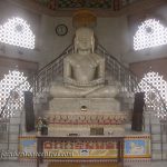 Tirthankar Adinath in Padmasana at Kailash Parvat Jain Temple, Hastinapur.