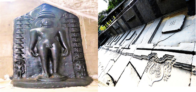 Jain Tirthankar idol and menorials at Hanamkonda