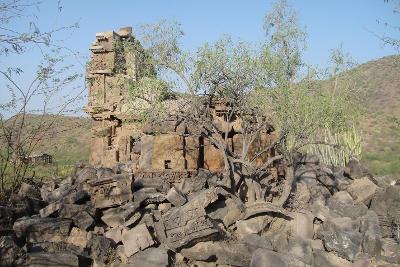 12th Century's ruined Ancient Jain temple at Juna, Barmer District, Rajasthan.