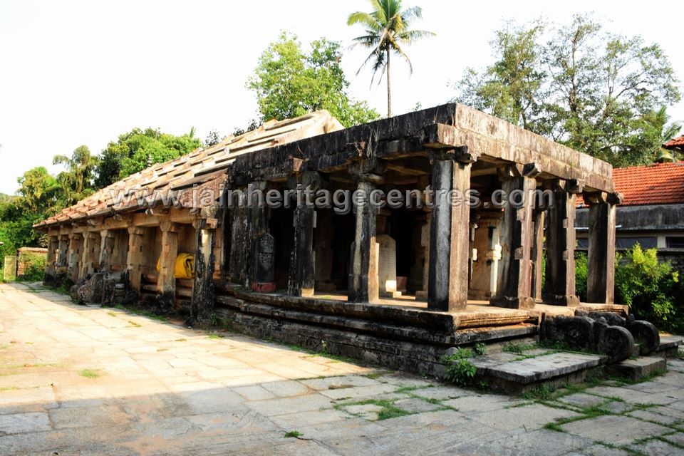 A view of Sri Parshwanath Digambar Jain temple at Sringeri.