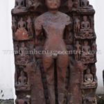 Ruined Tirthankar idol in kayotsarga - Jain Museum