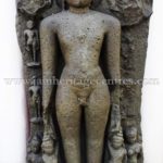 Ruined Tirthankar idol in kayotsarga - Jain Museum