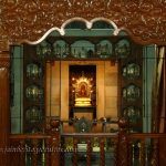 Interiors of Sri Chandranth Swamy Basadi with Gandhakuti, Dharmasthala.