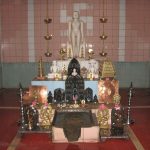 Jain idols at Sri Shanthinath Digambar Jain Temple at Bidgalu.