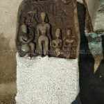 12th Century's Sallekhana Jain Inscription found at Harakere Village, Shivamogga District, Karnataka.