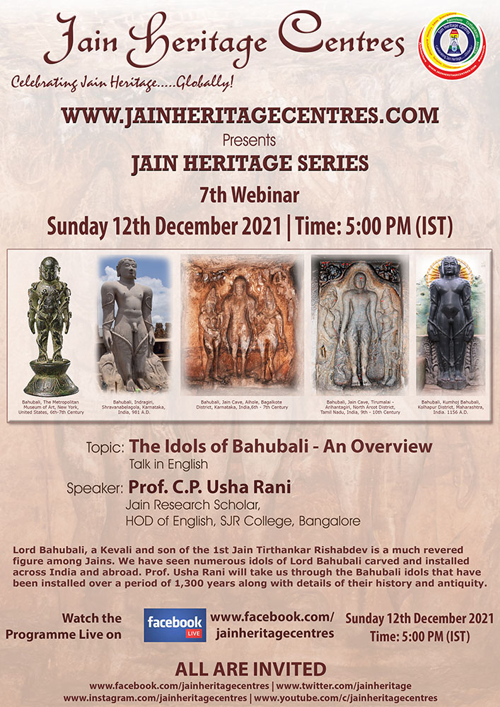 Webinar on The Idols of Bahubali - An Overview