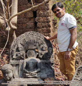 13th century's Jain Pedestal Inscription and three Sallekhana Memorial Inscriptions found at Kudrigi