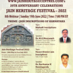 Webinar on "Nishadi Inscriptions" and "Haveri District Jain Inscriptions" - Jain Heritage Festival 2022