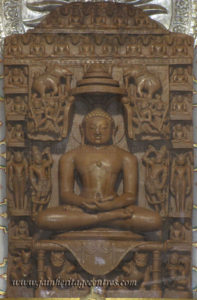Tirthankar Adinath in Padmasana, Sri Digambar Jain Temple at Ranila.