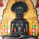 Tirthankar Parshwanath in Padmasana at Mahuva.