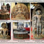 Jain Idols at State Archaeology Museum, Hassan, Karnataka, India