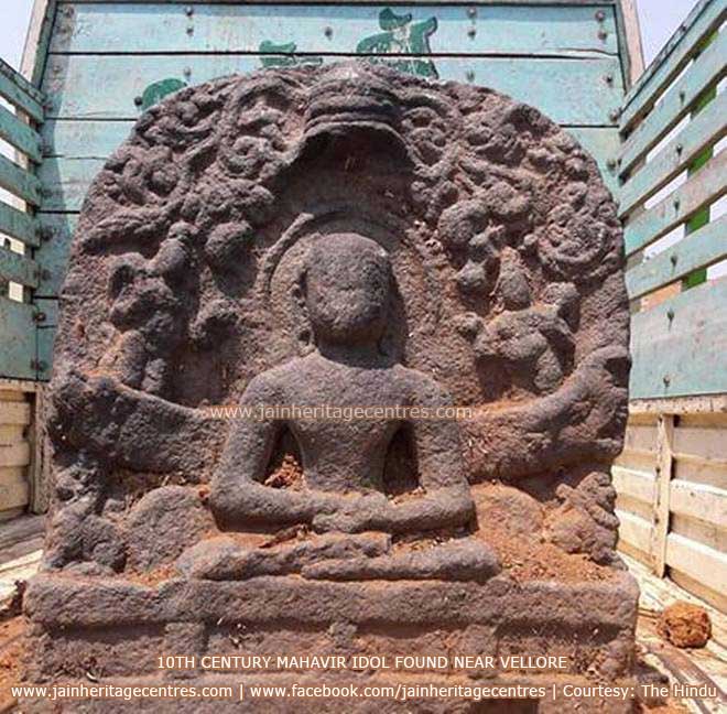 10th century Mahavir idol found near Vollore