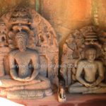 Idols of Tirthankar Parshwanath in Padmasana.