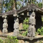 The temple ruins are located at Punchavayal, near Panamaram, in Kerala's Wayanad district.