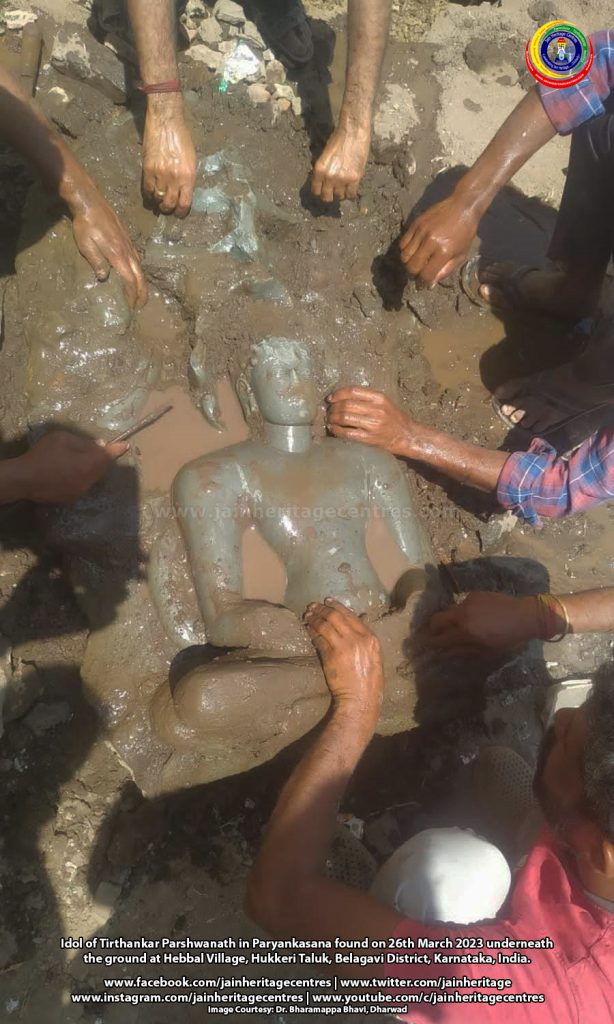 11th-12th Century Parshwanath Tirthankar Idol found at Hebbal Village in Karnataka